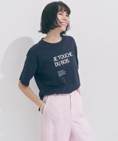 UNFILO 【VERY掲載】BEAUTY FORM-T cotton ロゴ ハーフスリーブ Tシャツ