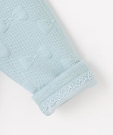 ANY KIDS リボン ジャガード カーディガン