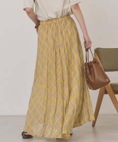 AMERICAN HOLIC 【選べる丈】チェックシアープリーツスカート