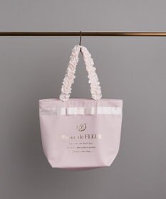 Maison de FLEUR ブランドロゴフリルハンドルトートＭバッグ