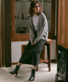 23区 【SLOW/セットアップ対応】マイクロエコフリース フレア スカート