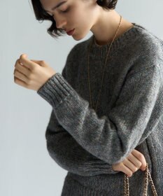 23区 【洗える】マーブルルレックスリリー バルキーニット