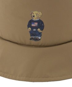 MOONBAT POLO RALPH LAUREN レインハット FLAG BEAR 撥水 ポケッタブル