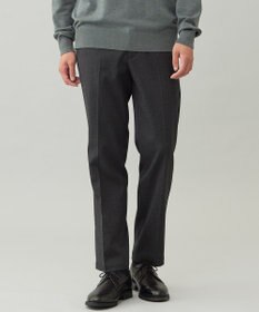 UNFILO MENS 【OCEANS 雑誌・web・YouTube 掲載】FLANNEL TOUCH 機能美パンツ スリム チャコール