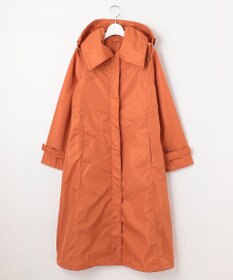 MOONBAT 【ロング丈】LIGNAGGIO ギャザーロングレインコート