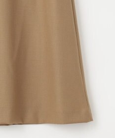 自由区 【洗える】ウォッシャブルハイカウントフラノ タックスカート