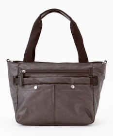 LA BAGAGERIE モノグラム　スクエアナイロントート