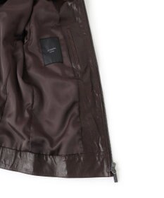 JOSEPH HOMME 【洗い加工】シュリンクエアレザー 　シングルライダースジャケット