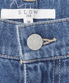 23区 【SLOW/一部店舗限定】LIGHT DENIM バレルワイド パンツ