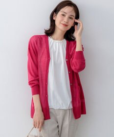 組曲 S 【先行予約】シアーニットVネック カーディガン