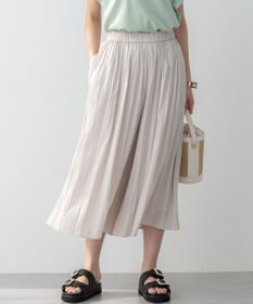 組曲 L 【春夏のNEWカラー登場】ギャザーライトデシン パンツ