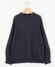 組曲 バルキーワイドリブ ニット