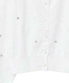 earth music&ecology パール＆ビジューカーディガン