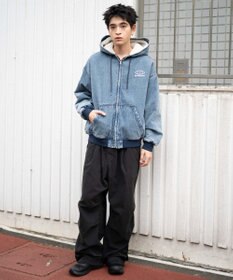 WEGO 【ユニセックス着用ITEM】ワーカーズボアフードブルゾン