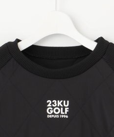 23区GOLF 【WOMEN】中綿キルトプルオーバー 着脱楽ちん 便利なポケット付 1枚で決まる