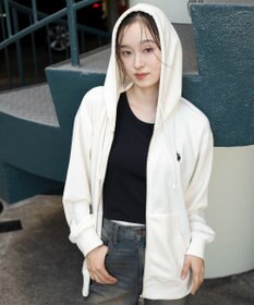 WEGO 【WEB限定/ユニセックス着用ITEM/25年秋冬新作/SMLサイズ展開】別注U.S.POLO ASSN.　ZIPパーカー