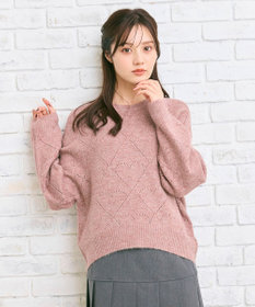 Feroux ハート柄ニット プルオーバー