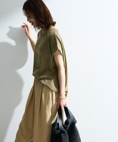 Green Parks 汗染み防止フレンチロゴＴシャツ