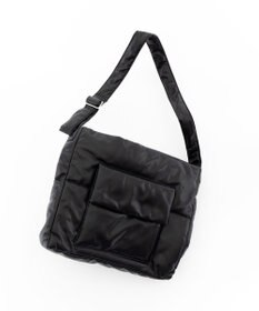 JOSEPH HOMME シンセティックソフトレザー　ワンショルダー バッグＬサイズ