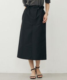 J.PRESS LADIES L 【洗える】シャンブレータフタ  ナロー スカート