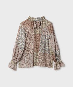 GRACE CONTINENTAL パッチワークプリントカフタンブラウス