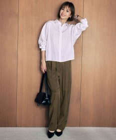 自由区 S セルロースコットンチノコクーンシルエット パンツ