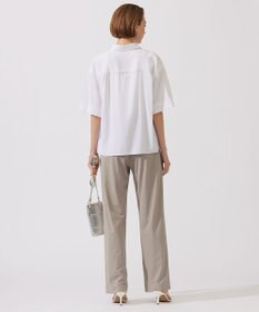 ICB 【接触冷感・UVカット・速乾・洗える】マットスキューバ セミワイドパンツ