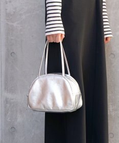 FOLNA RD ホイルレザーボストンバッグ S-SIZE