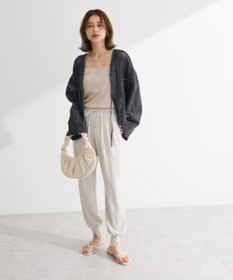 Green Parks Ｉ　前後２ｗａｙ　メッシュショート丈カーディガン