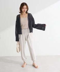 Green Parks Ｉ　前後２ｗａｙ　メッシュショート丈カーディガン