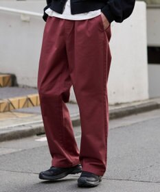 WEGO 【ユニセックス着用ITEM/XSSMLサイズ展開/ウエストゴム】ユルフィットコットンイージーパンツ