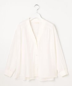 ANY SIS シアーギャザー カーディガン