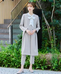 Tiaclasse 【ダブルストレッチ・洗える】テーパードパンツ