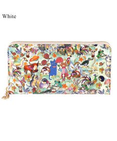tsumori chisato CARRY 森のどうぶつたち ラウンドファスナー長財布