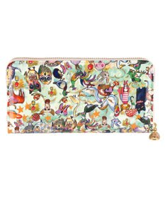 tsumori chisato CARRY 森のどうぶつたち ラウンドファスナー長財布