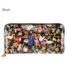 tsumori chisato CARRY 森のどうぶつたち ラウンドファスナー長財布