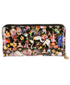 tsumori chisato CARRY 森のどうぶつたち ラウンドファスナー長財布