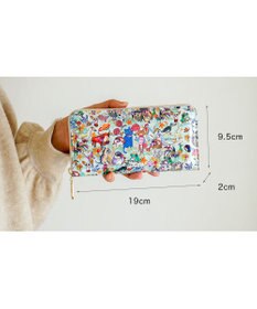 tsumori chisato CARRY 森のどうぶつたち ラウンドファスナー長財布