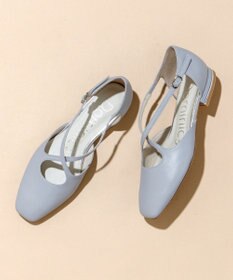 Dominic3 クロスストラップ セパレートパンプス