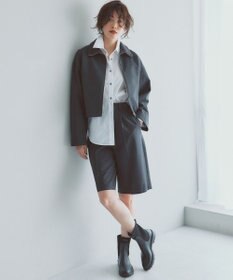 23区 S 【CLASSY.10月号掲載/洗える】TWマットクロス ハーフパンツ