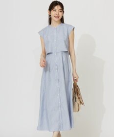 ANY SIS S 【洗える】クロップドシャツ ワンピース