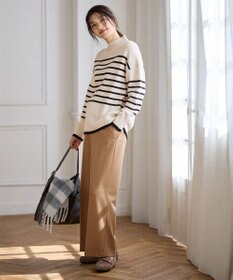 ANY ラムウールボトルネックプルオーバー