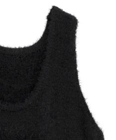 earth music&ecology フェザーUネックニットベスト