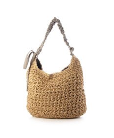 UNBILLION カシュカシュ cachecache / ドロストギャザーハンドル柄編2wayトート