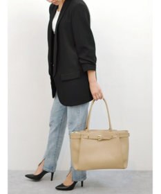 UNBILLION 【テレビ ドラマ着用アイテム】ペルケ perche / WEB限定牛革ソフトA4ベルトトート