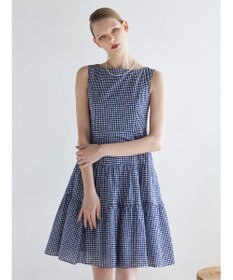 TOCCA 【00サイズあり・洗える・速乾・消臭】WAVES ティアードドレス ブルー系5