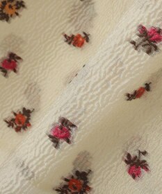 YECCA VECCA シアージャガードペプラムブラウス