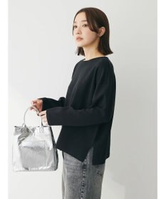 Green Parks 洗える　ボートネックニットプルオーバー