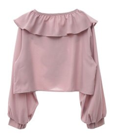 earth music&ecology ラッフルフリルシャツ