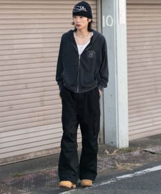 WEGO 【ユニセックス着用ITEM】ワッフルZIPパーカー